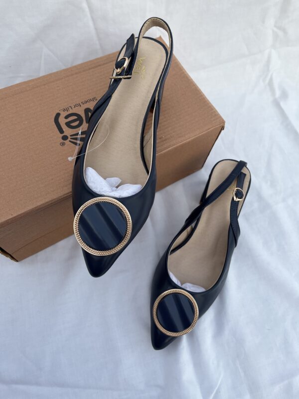 Navy Block heels/Very comfy for daily wear - Image 3