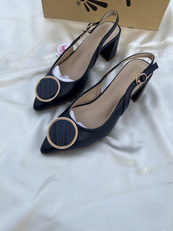Navy Block heels/Very comfy for daily wear - Image 2